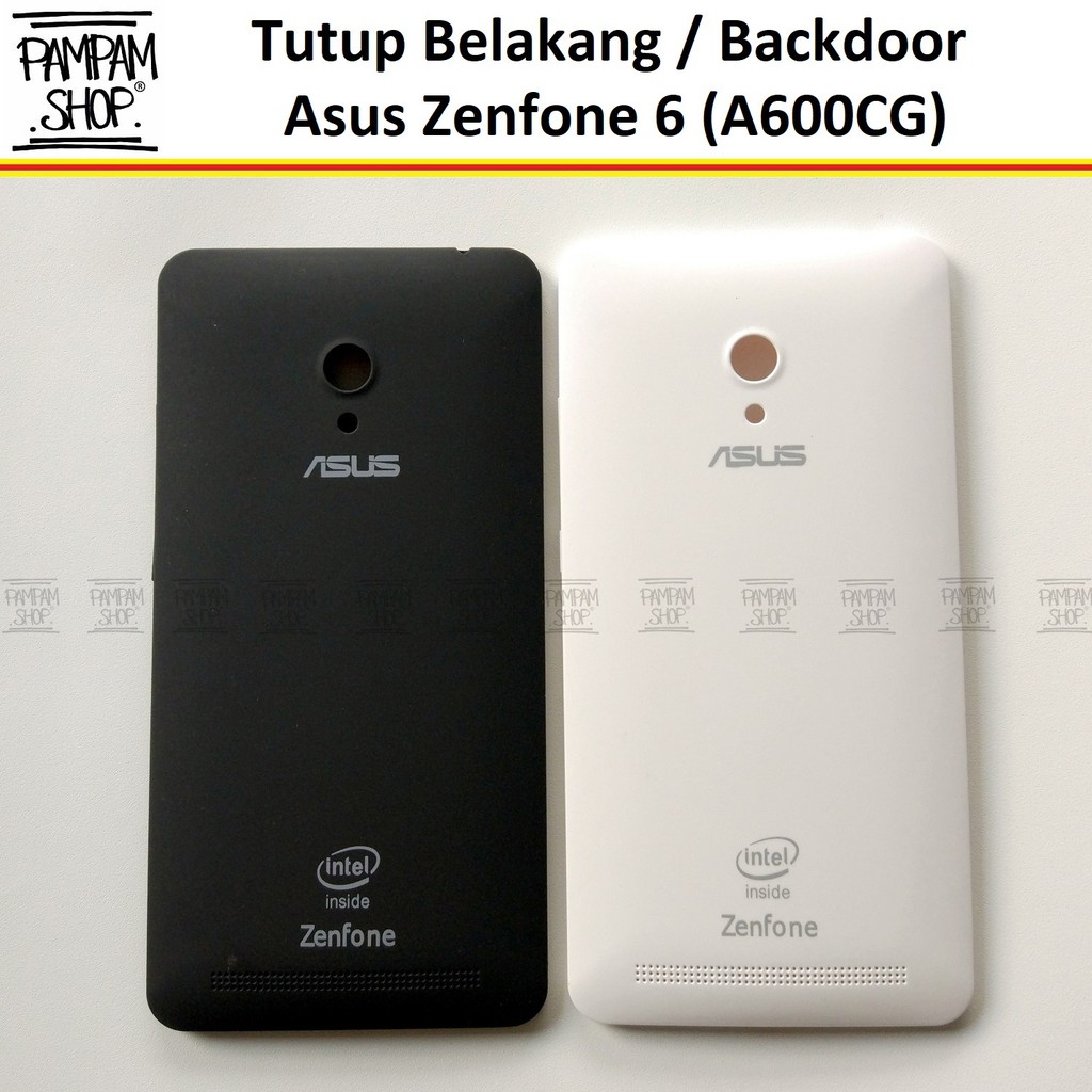 Tutup Belakang Baterai Casing Backdoor Back Door Cover Asus Zenfone 6 A600CG Original OEM