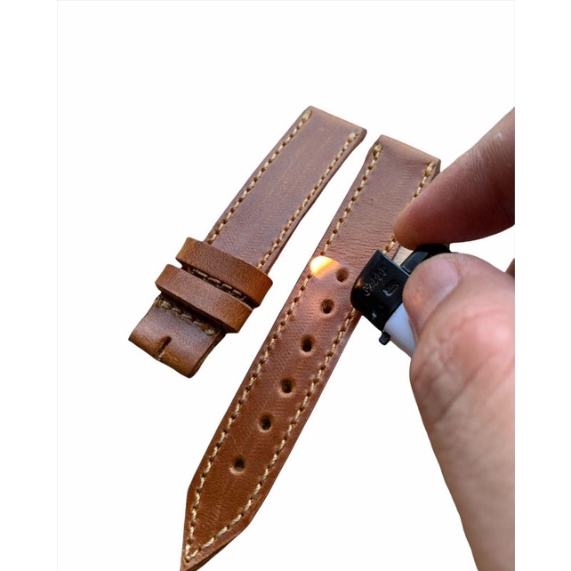 Strap Tali Jam Tangan Kulit Sapi Asli 18MM