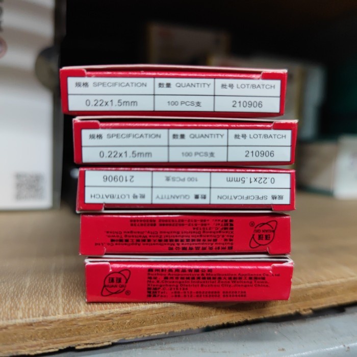 Press Needle Huanqiu / Jarum Telinga Akupuntur Huan Qiu / Hq