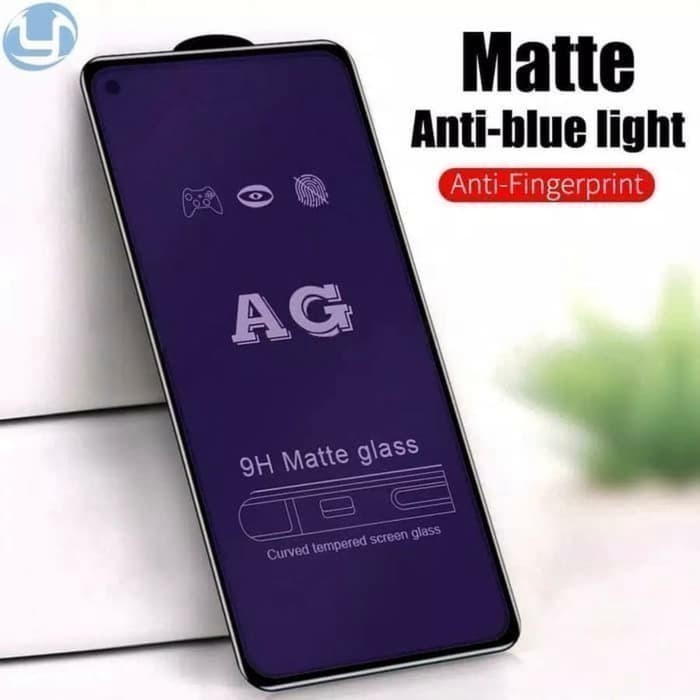 Tempered Glass Realme Narzo 50A Prime Anti Blue + Anti Minyak