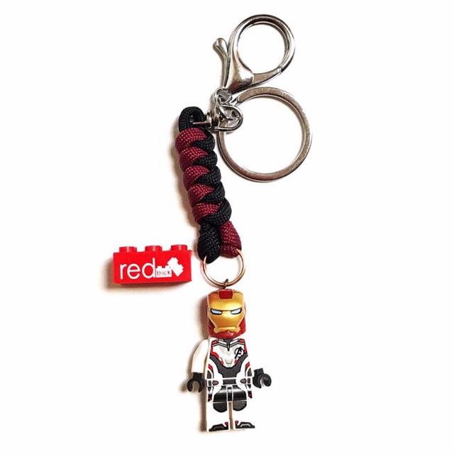 Gantungan Kunci LEGO Iron Man Quantum Suit (Avangers Endgame) Paracord