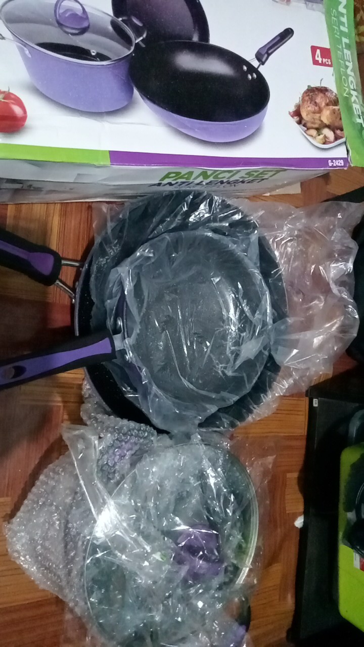 Panci Set Gsf 4pcs Teflon Series Gsf G-2429 - Gsf 2429 - Gsf2429 / Gsf 2529 / Gsf-2529 / Gsf2529