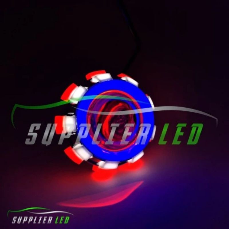 Lampu LED Projie HIGH LOW Projector 5 MODE Motor Mobil Jauh Dekat