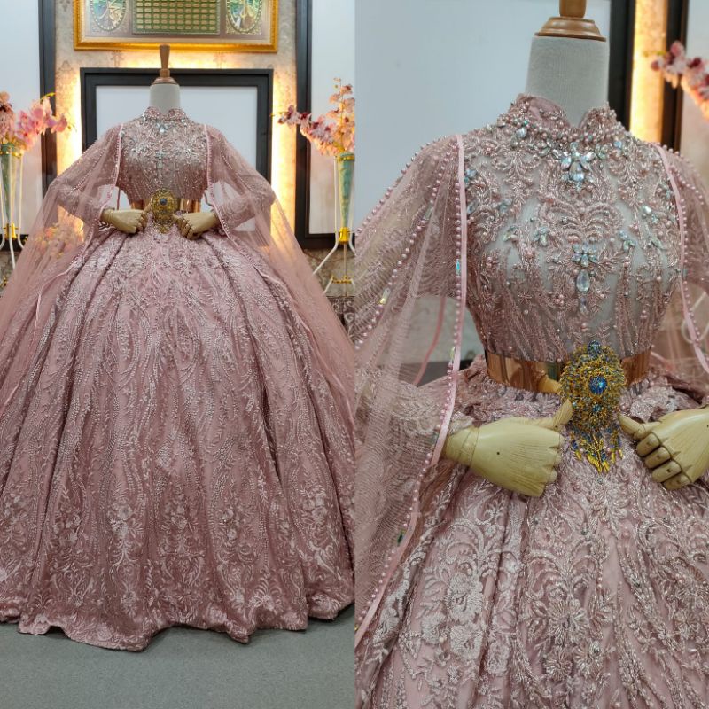 GAUN PENGANTIN BARBIE BELIMBING MODERN//GAUN WEDDING MEWAH//KEBAYA