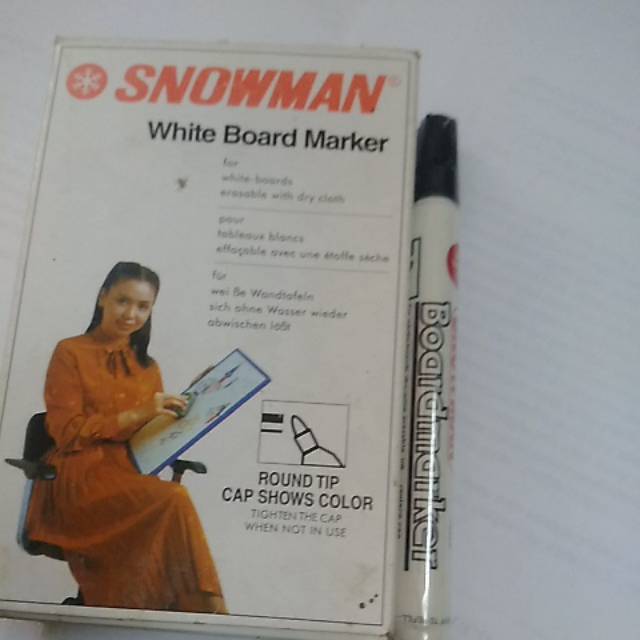 

Snowman White Board Marker