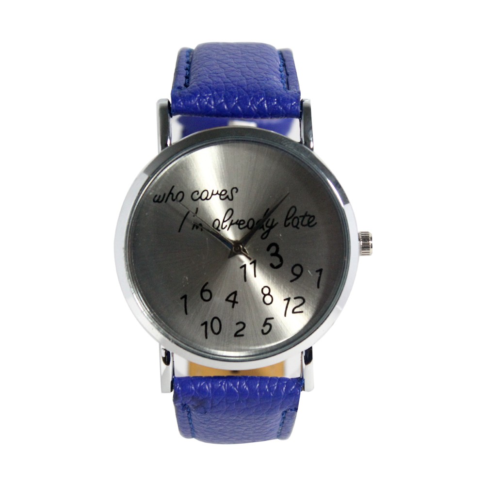 FINX-198 Jam tangan fashion wanita analog - leather strap - 4 pilihan warna