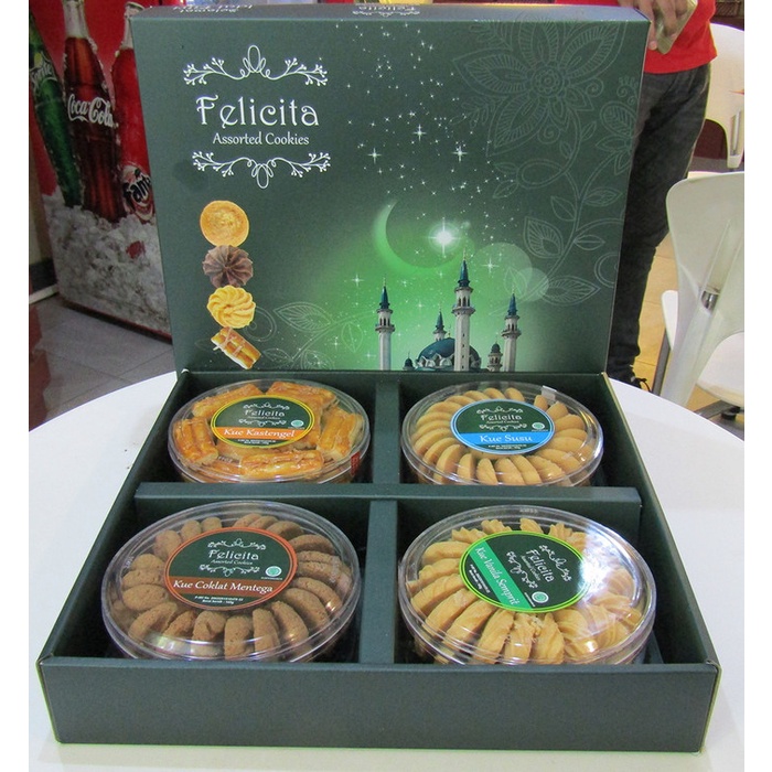 

[Preorder] Parcel Kue Lebaran Kering Felicita 4 Topless Parsel Hampers