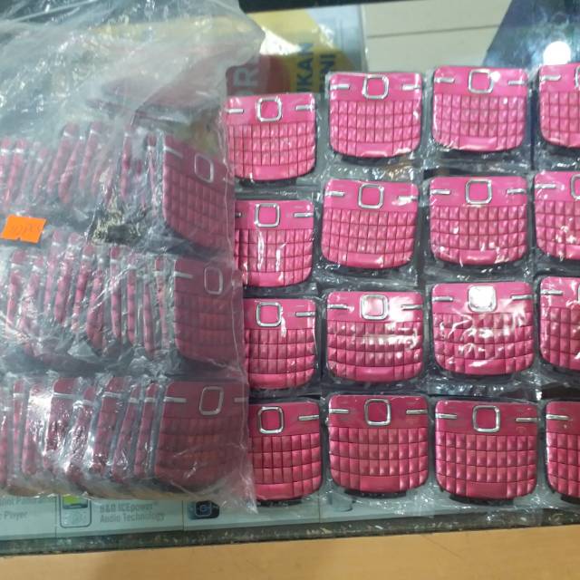 Tombol Keypad Original Nokia C3 Pink