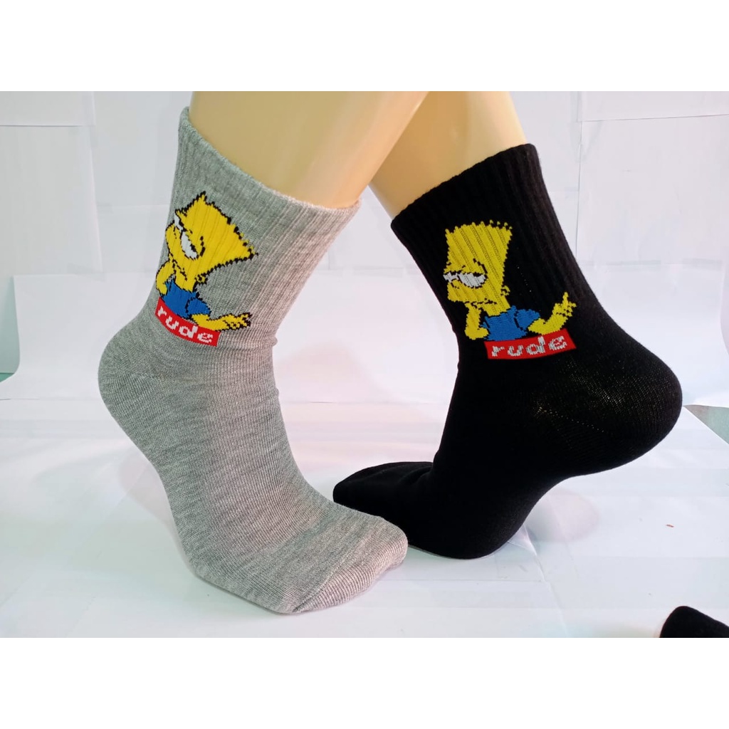 Kaos Kaki Motif Simson/Kaos Kaki Sport/Kaos Kaki Olah Raga