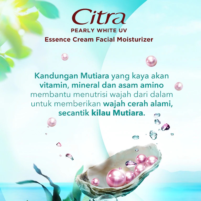 Citra Moisturizer Pearly Glow UV / Greentea