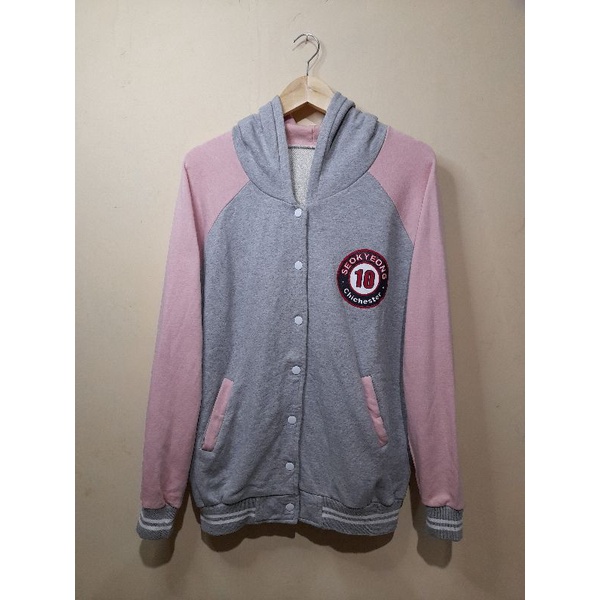 varsity second branded hoodie