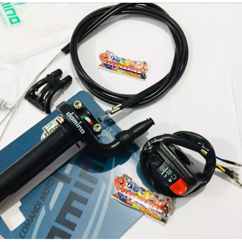 Gas spontan 2 dua kabel crf KLX Vario Nmax Scoopy Beat New Ninja 250 fi Ninja