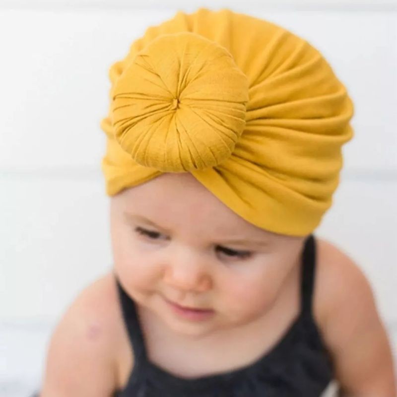 turban Donat anak bayi perempuan Usia 0 - 3 Tahun | ciput baby new born 6 - 2 thn | bandana Baby Girl newborn import Premium lucu 1 - 5 Bulan