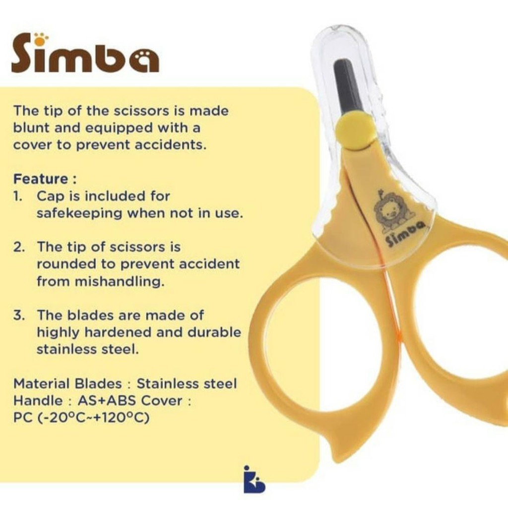 Simba Baby Scissor Gunting Kuku Bayi (P1737)