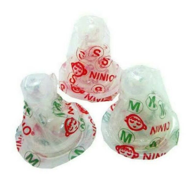 Ninio Dot Silicone Bayi - Ninio Empeng Botol Susu Bayi - Dot Curah Bayi