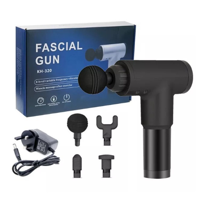 MASSAGE GUN DEEP TISSUE MUSCLE MASSAGER ALAT PIJAT GETAR