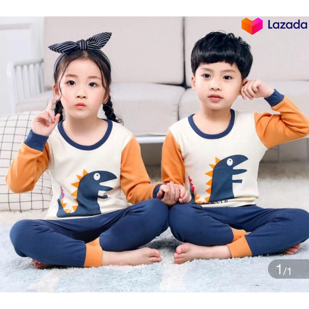 COD BEST SELLER SETELAN PIYAMA KAOS 1-5 TAHUN SETELAN ANAK LAKI LAKI SETELAN ANAK PEREMPUAN