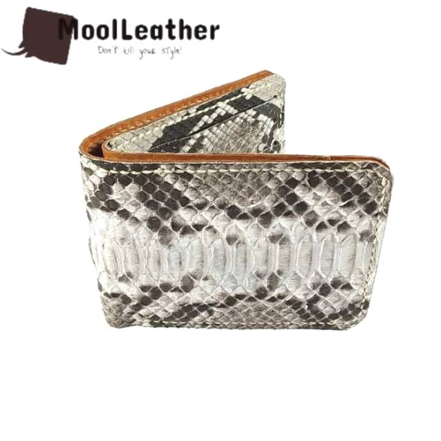 Mool Leather - Dompet pria handmade full kulit ular python asli 100% garansi