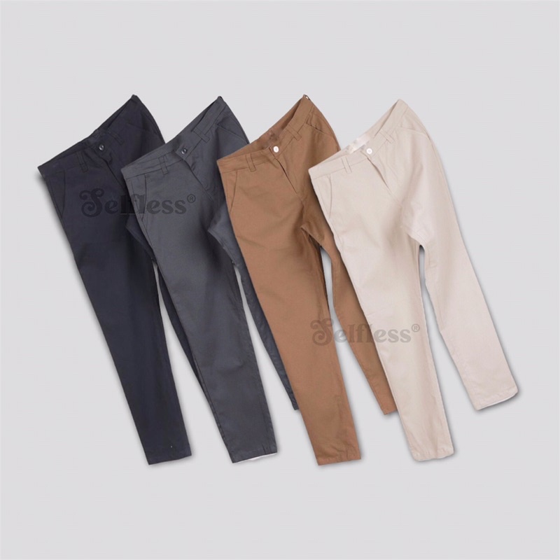 CELANA PANJANG CHINO CINOS CHINOS PREMIUM PRIA SIZE 28 38 - CHINO PANTS - CINOS PANJANG PRIA WANITA