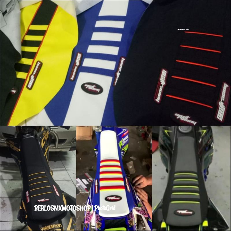 Sarung Jok Trail Seat Cover Jok CRF 150L KLX DTRACKER WR 155 SUPERMOTO YZ KTM KAIN JOK UNIVERSAL FRE