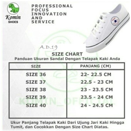 Original.. Sepatu Sneakers Komin Putih K065 uk 36-40 - Sepatu Sneakers Putih ringan nyaman di kaki  anti air dengan Harga Murah-1