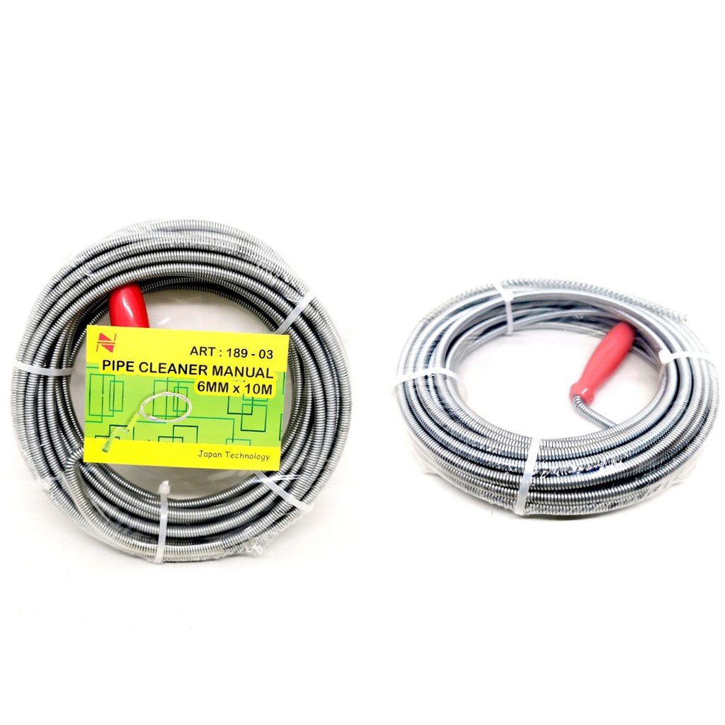 ALAT PENDORONG PIPA TERSUMBAT WC TERSUMBAT PIPE CLEANER NANKAI 6MMX10M