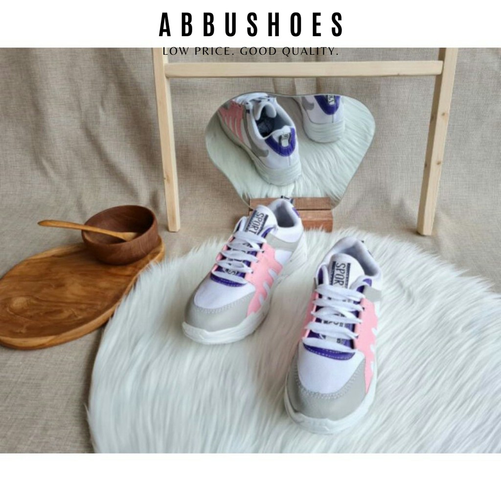 ABBUSHOES MD 912 Sneakers Wanita Bahan Kanvas-4