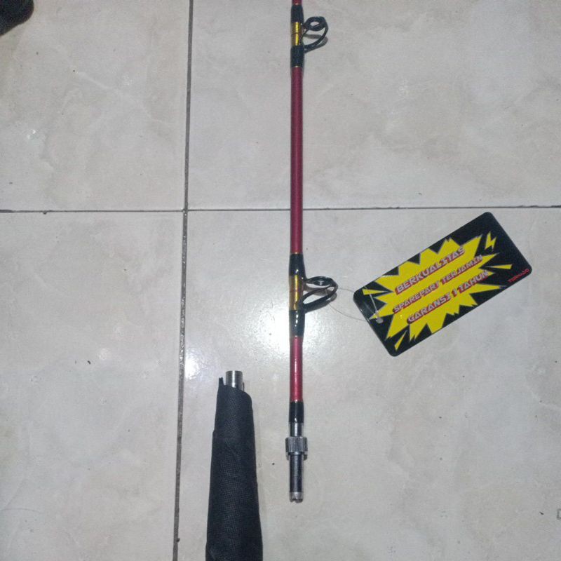 joran laut murah fiber solid tornado horse power