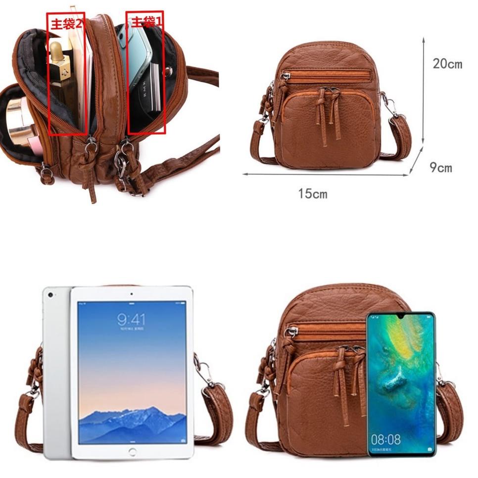 8Y7 TAS SELEMPANG WANITA IMPORT KULIT COKLAT HECANA TA436B7 PUM ORI SLING BAG KOREA REMAJA SIMPLE BA