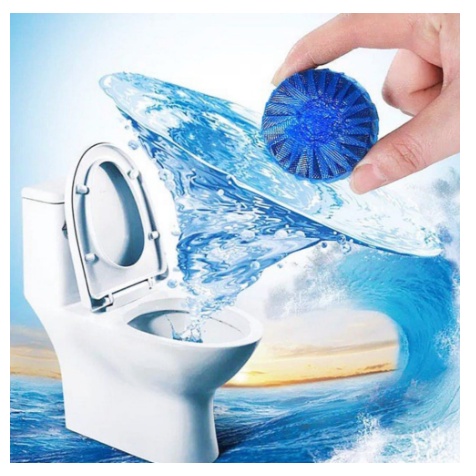 (ISI 5 PCS) TABLET BIRU PEMBERSIH TOILET /TABLET BIRU KLOSET /KARBOL SIBIRU TABLET PEMBERSIH WC