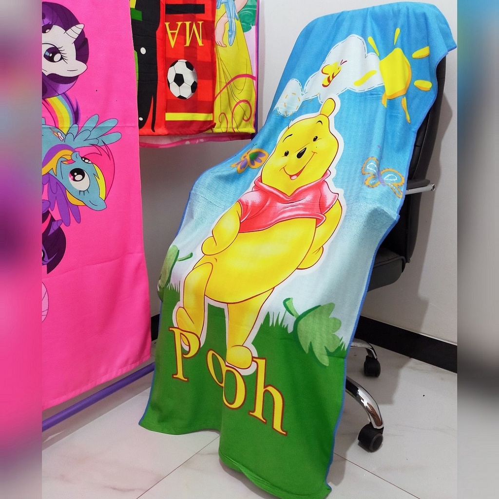 HANDUK MANDI KARAKTER GRAMASI 250 JUMBO 70 X 140 CM DEWASA ANAK TEBAL STANDARD LAKI LAKI WANITA BISA COD