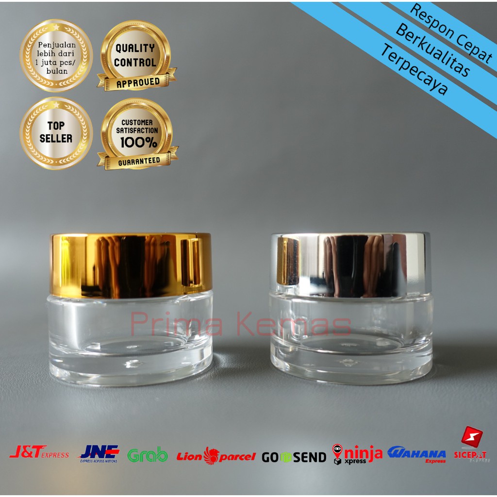 Pot Krim 5 gr - pot kosmetik - Pot Cream 5 gr Akrilik LS