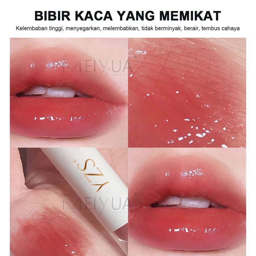 Penjualan panas asli baru Lip gloss MEIYUAN Yzs Bibir Glasir Cair Matte Lip Gloss Pelembab Berkilau Untuk Perawatan Bibir Montok Lasting Glossy Lipstik | PINK FLASH Lipgloss