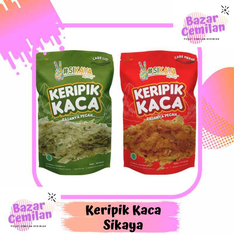 Keripik kaca sikaya cemilan kripik makanan ringan