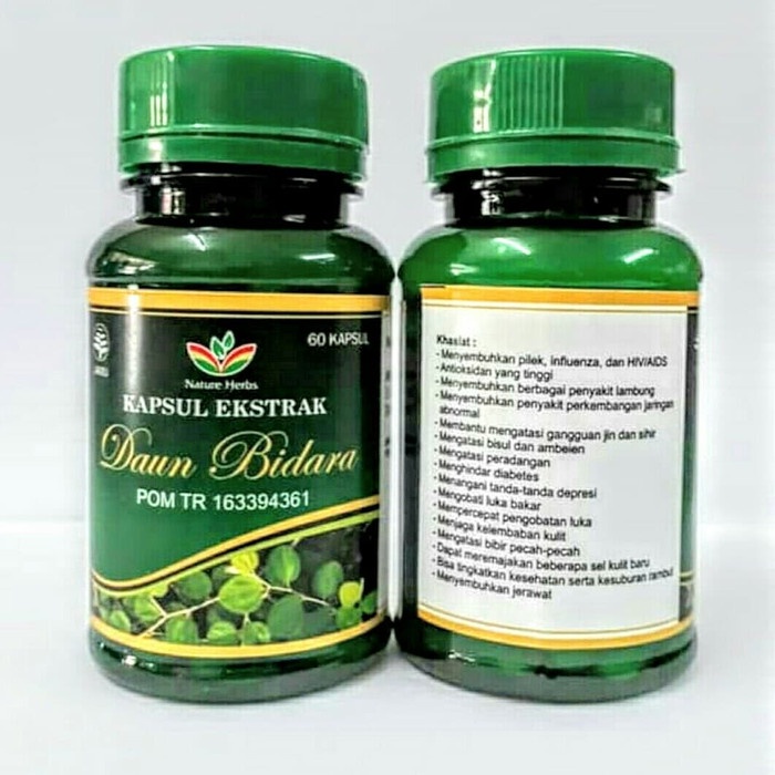 Kapsul Extra Daun Bidara Nature Herbs Suplemen Herbal