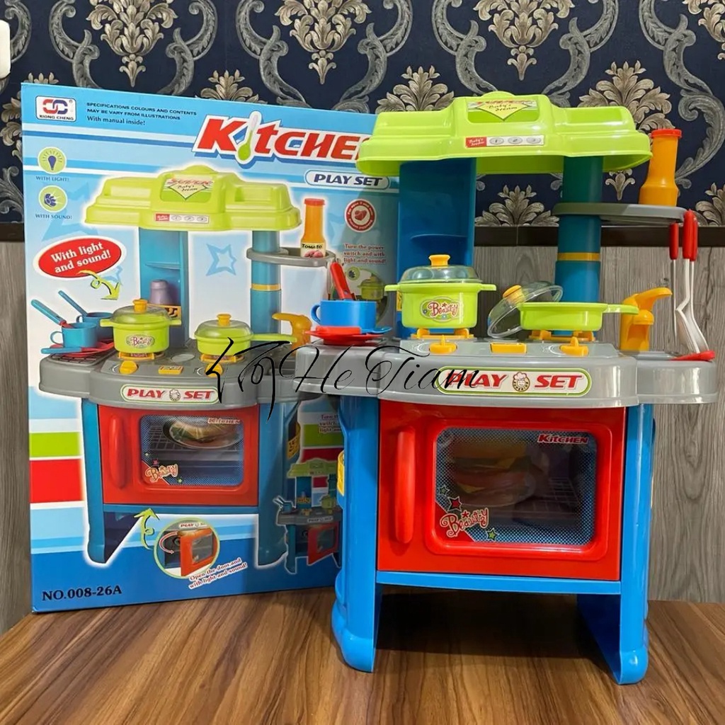 Mainan Kitchen Set Jumbo 008-26A Mainan Masak Masakan Besar