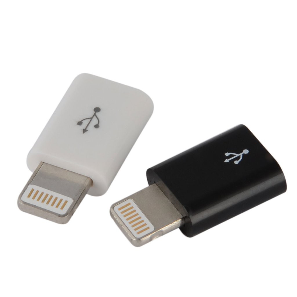 Sambungan Converter Adapter Micro Android To Lightning untuk Iphone 5, 6, 7, 8, X, Xr, Xs, 11