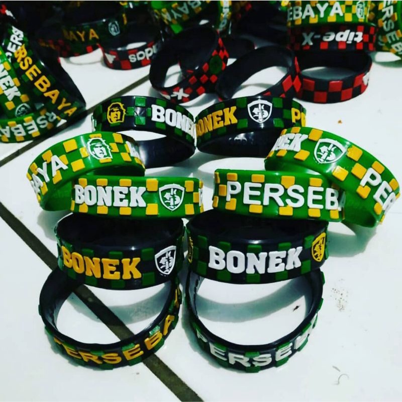 gelang karet ruber club bola custom#cartinhy