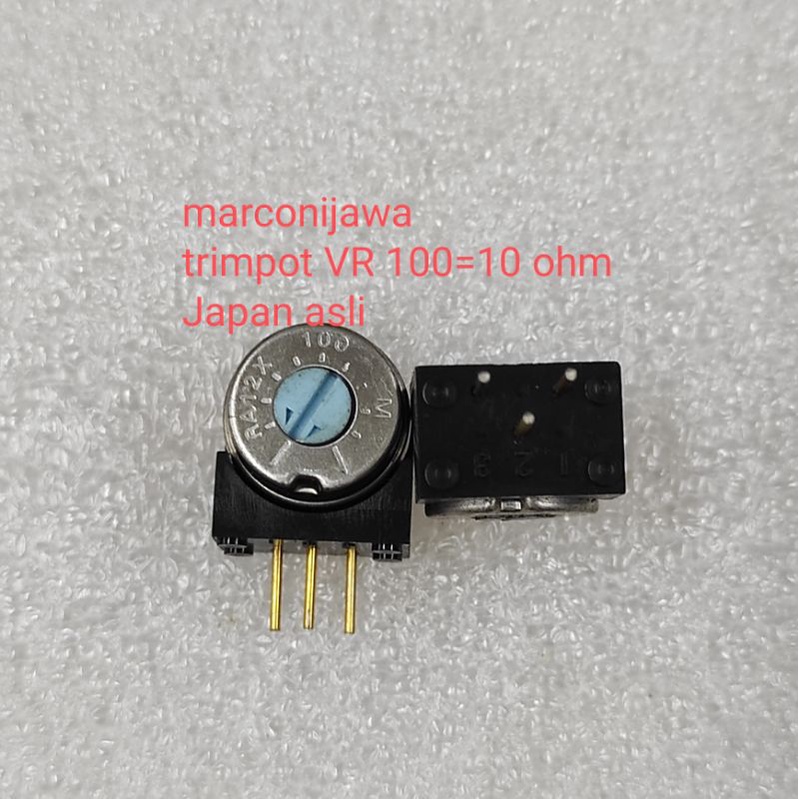 trimpot VR10 ohm japan trim depan