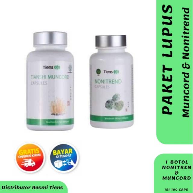 Jual PAKET LUPUS NONITREND MUNCORD MULTIVITAMIN DAN ANTIOKSIDAN