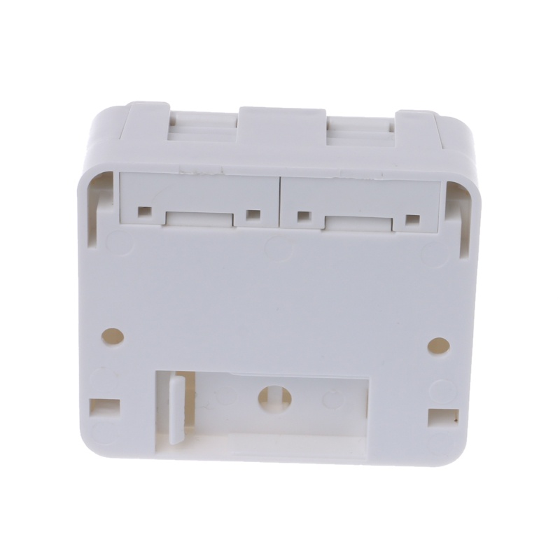 Zzz Dual-port Eterna LAN Gigabit RJ45 Cat6 Outlet Plat Dinding Socket Keystone Faceplate