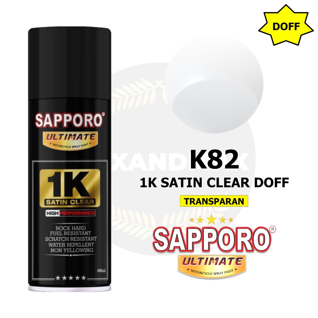 SAPPORO ULTIMATE Satin Clear Doff K82 PU 1K 400 ml