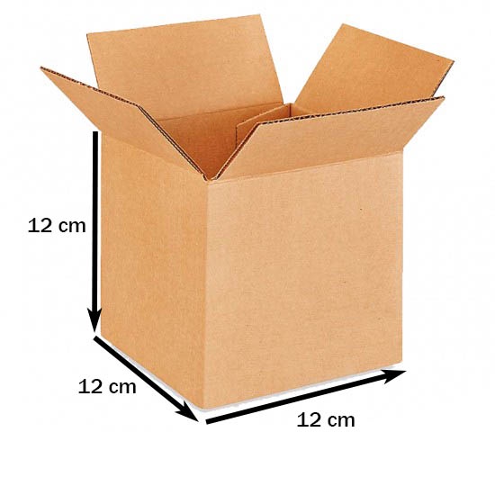 

Kardus - Polos -12 cm x 12 cm x 12 cm - SWR