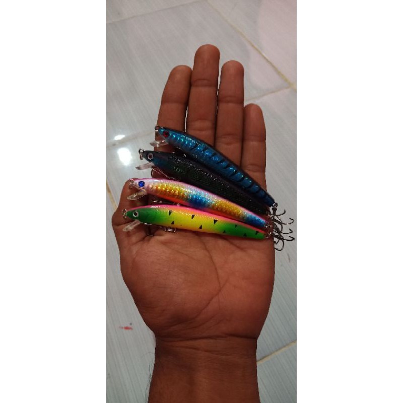 

Lure Minow pensil 10cm 7gram 13ribu/pcs