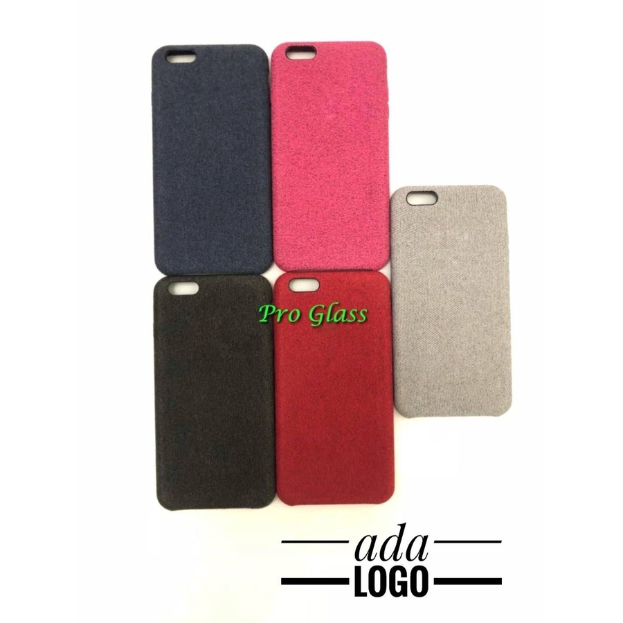 C203 IP 6 6+ 7 7+ 8 8+ Premium Canvas Case - Casing Kain Canvas Hardcase