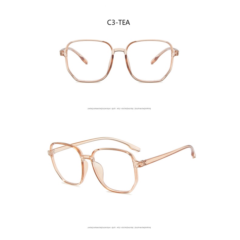 2020 new trendy polygonal Korean style big frame fashion glasses