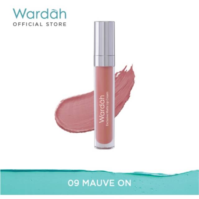 WARDAH EXCLUSIVE MATTE LIP CREAM 09.MAUVE ON
