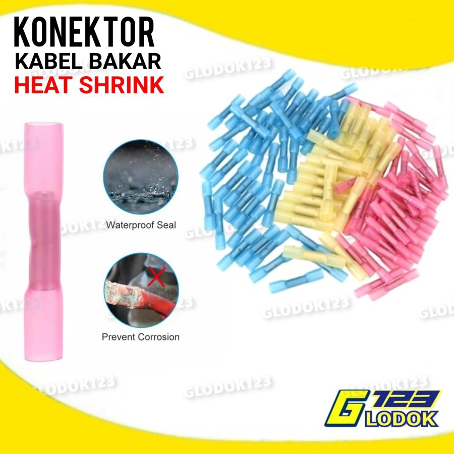 Konektor Penyambung Kabel Heat Shrink Isolasi Bakar