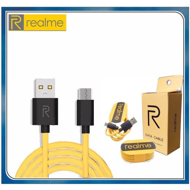 Kabel Data Realme Vooc 3.0 Micro Usb &amp; Type C Kualitas Bagus