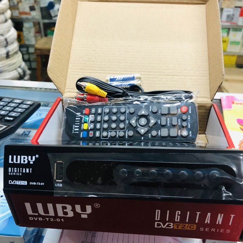 Set Top Box Luby DVBT2 Receiver TV STB Digital DVB T2-01